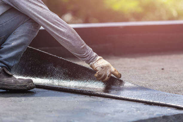 Professional Waterproofing technician working in Hamlet, NC